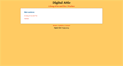 Desktop Screenshot of digitalattic.org